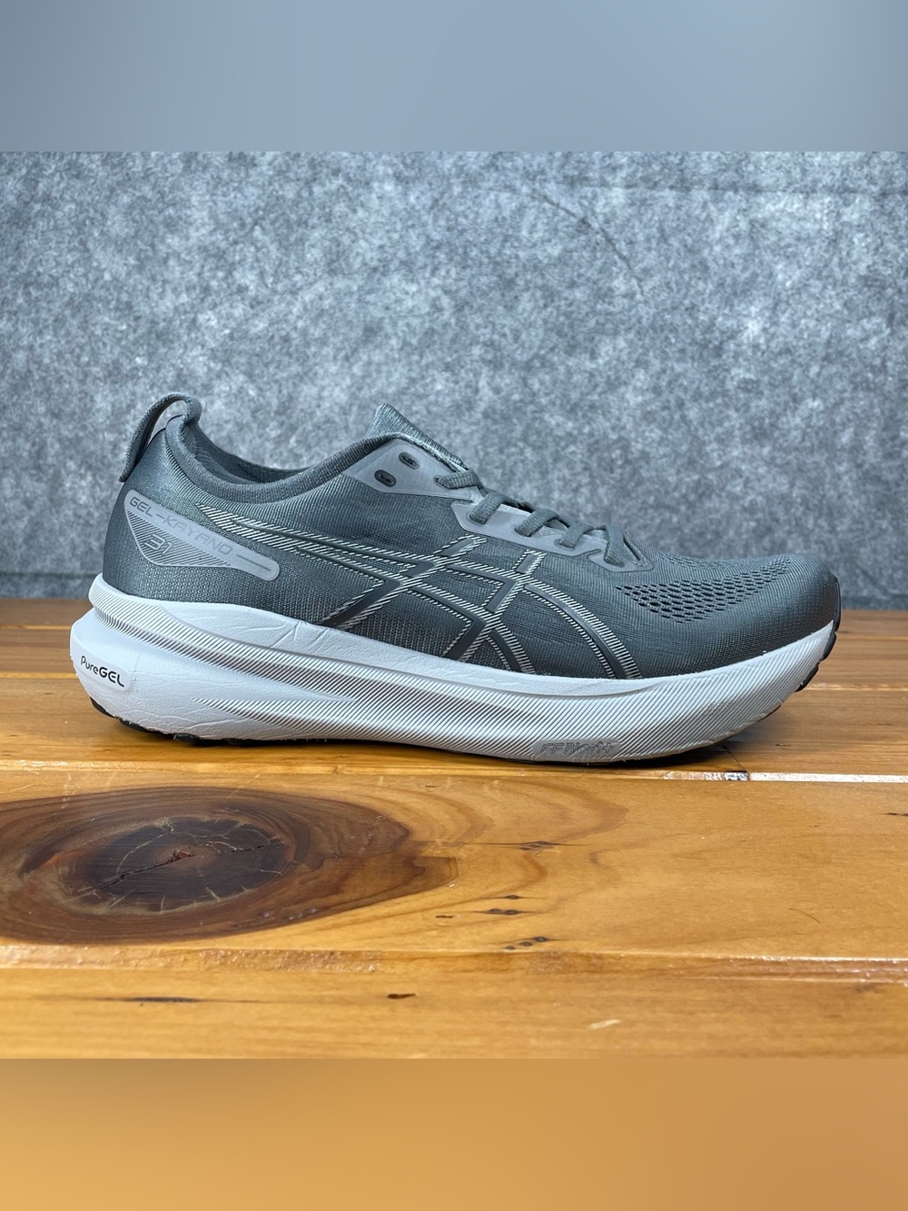 ASICS GEL Kayano 31 Men Size 12 Steel Grey Stability Running Cushion 1011B867 - Picture 7 of 15